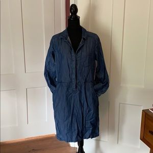 Denim, long-sleeved Boden dress